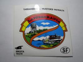 Lappeeenranta -tarra, matkamuistotarra 1970-luvulta