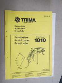 Trima / Bergsjö 1810 Frontlastare / Front Loader / Front Lader -Reservdelar - Spare parts - Ersatzteile