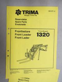 Trima / Bergsjö 1320 Frontlastare / Front Loader / Front Lader -Reservdelar - Spare parts - Ersatzteile
