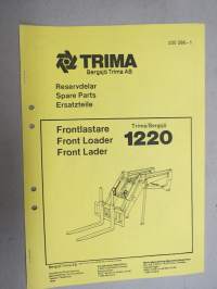 Trima / Bergsjö 1220 Frontlastare / Front Loader / Front Lader -Reservdelar - Spare parts - Ersatzteile