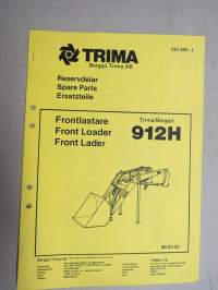 Trima / Bergsjö 912H Frontlastare / Front Loader / Front Lader -Reservdelar - Spare parts - Ersatzteile