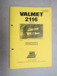 Valmet 2116 System US kuormaaja / lastare -käyttöohjekirja / instruktionsbok