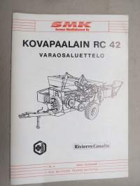 Rivierre-Casalis Kovapaalain RC42 -varaosaluettelo