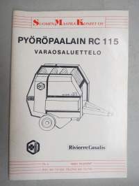 Rivierre-Casalis Pyöröpaalain RC 115 -varaosaluettelo