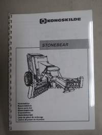 Kongskilde Stonebear Spare Parts List -varaosaluettelo