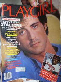 Playgirl 1981 nr 7 (Sylvester Stallone in cover) -aikuisviihdelehti