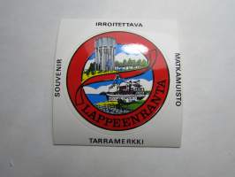 Lappeenranta -tarra, matkamuistotarra 1970-luvulta