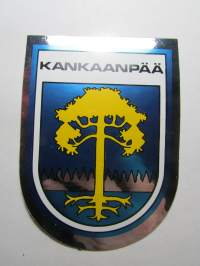 Kankaanpää -tarra, matkamuistotarra 1970-luvulta