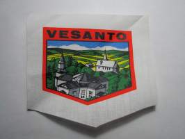 Vesanto -kangasmerkki, matkailumerkki, leikkaamaton