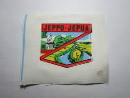 Jeppo -Jepua -kangasmerkki, matkailumerkki, leikkaamaton