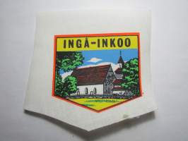 Inkå -Inkoo -kangasmerkki, matkailumerkki, leikkaamaton
