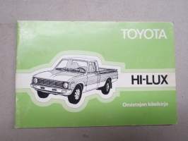 Toyota Hi-Lux -käyttöohjekirja