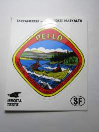 Pello -tarra, matkamuistotarra 1970-luvulta