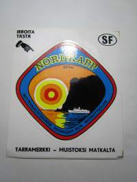 Nordkapp -tarra, matkamuistotarra 1970-luvulta