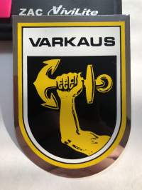 Varkaus -tarra, matkamuistotarra 1970-luvulta