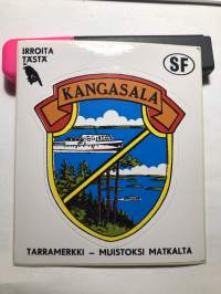 Kangasala -tarra, matkamuistotarra 1970-luvulta