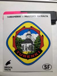 Turenki -tarra, matkamuistotarra 1970-luvulta