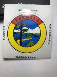 Puumala -tarra, matkamuistotarra 1970-luvulta