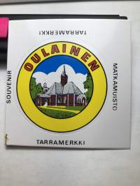 Oulainen -tarra, matkamuistotarra 1970-luvulta