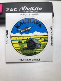 Kauhava -tarra, matkamuistotarra 1970-luvulta