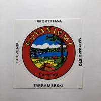 Rovaniemi -tarra, matkamuistotarra 1970-luvulta