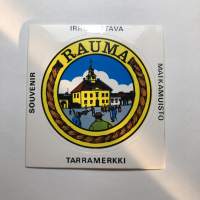 Rauma -tarra, matkamuistotarra 1970-luvulta