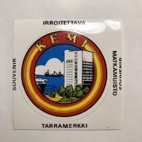 Kemi -tarra, matkamuistotarra 1970-luvulta