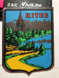 Kitee -tarra, matkamuistotarra 1970-luvulta
