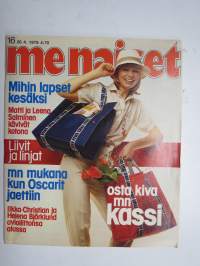 Me Naiset 1978 nr 16, 20.4.1978, Matti & Leena Salminen, Ilkka-Christan & Helena Björklund, Tapio Heinonen, Isojen tyttöjen alusvaatteet, ym.