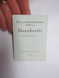 Osto- ja Myyntiliikkeiden Liitto ry - Jäsenkortti