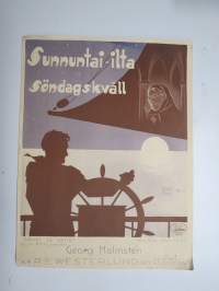 Sunnuntai-ilta - Söndagskväll (Georg Malmstén) -nuotit