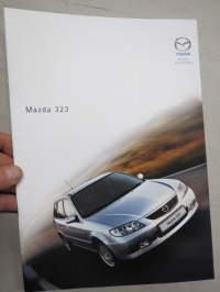 Mazda 323 2001 -myyntiesite / sales brochure
