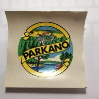 Parkano -siirtokuva / vesisiirtokuva / dekaali -1960-luvun matkamuisto