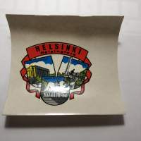 Helsinki - Helsingfors  -siirtokuva / vesisiirtokuva / dekaali -1960-luvun matkamuisto