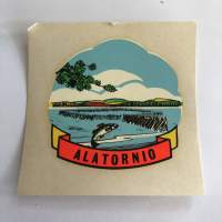 Alatornio -siirtokuva / vesisiirtokuva / dekaali -1960-luvun matkamuisto