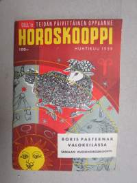 Horoskooppi 1959 nr 4 huhtikuu -ennustuksia ja tulkintaa