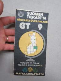 Suomen tiekartta GT 9 tiekartta 1982 -kartta