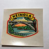 Heinola  -siirtokuva / vesisiirtokuva / dekaali -1960-luvun matkamuisto