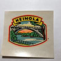 Heinola  -siirtokuva / vesisiirtokuva / dekaali -1960-luvun matkamuisto