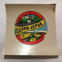 Jeppua - Jepua -siirtokuva / vesisiirtokuva / dekaali -1960-luvun matkamuisto