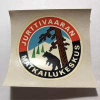 Jurttivaaran matkailukeskus -siirtokuva / vesisiirtokuva / dekaali -1960-luvun matkamuisto