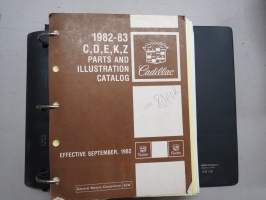 Cadillac 1982-1983 C, D, E, K, Z Parts and Illustration Catalog
