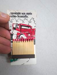 Scania kokonaistalous - rakennettu tuottamaan -mainostikkuvihko / tikkuaski