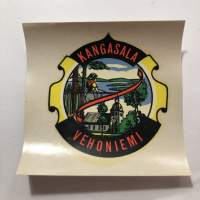 Kangasala - Vehoniemi -siirtokuva / vesisiirtokuva / dekaali -1960-luvun matkamuisto