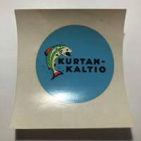 Kurtan - Kaltio -siirtokuva / vesisiirtokuva / dekaali -1960-luvun matkamuisto