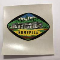 Humppila -siirtokuva / vesisiirtokuva / dekaali -1960-luvun matkamuisto