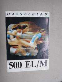Hasselblad 500 EL/M -myyntiesite / brochure in english