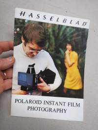 Hasselblad Polaroid instant film photography -myyntiesite / brochure in english