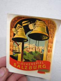 Glockenspiel Salzburg -siirtokuva / vesisiirtokuva / water decal (matkailumerkki)