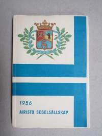 Airisto Segelsällskap i Åbo r.f. 1956 årsbok, innehåller medlemskatalog -vuosikirja